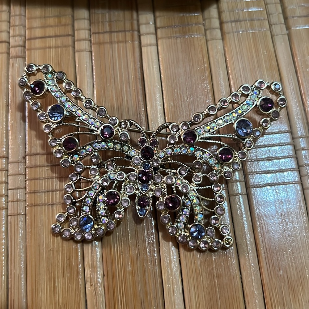 Anne Klein butterfly pin